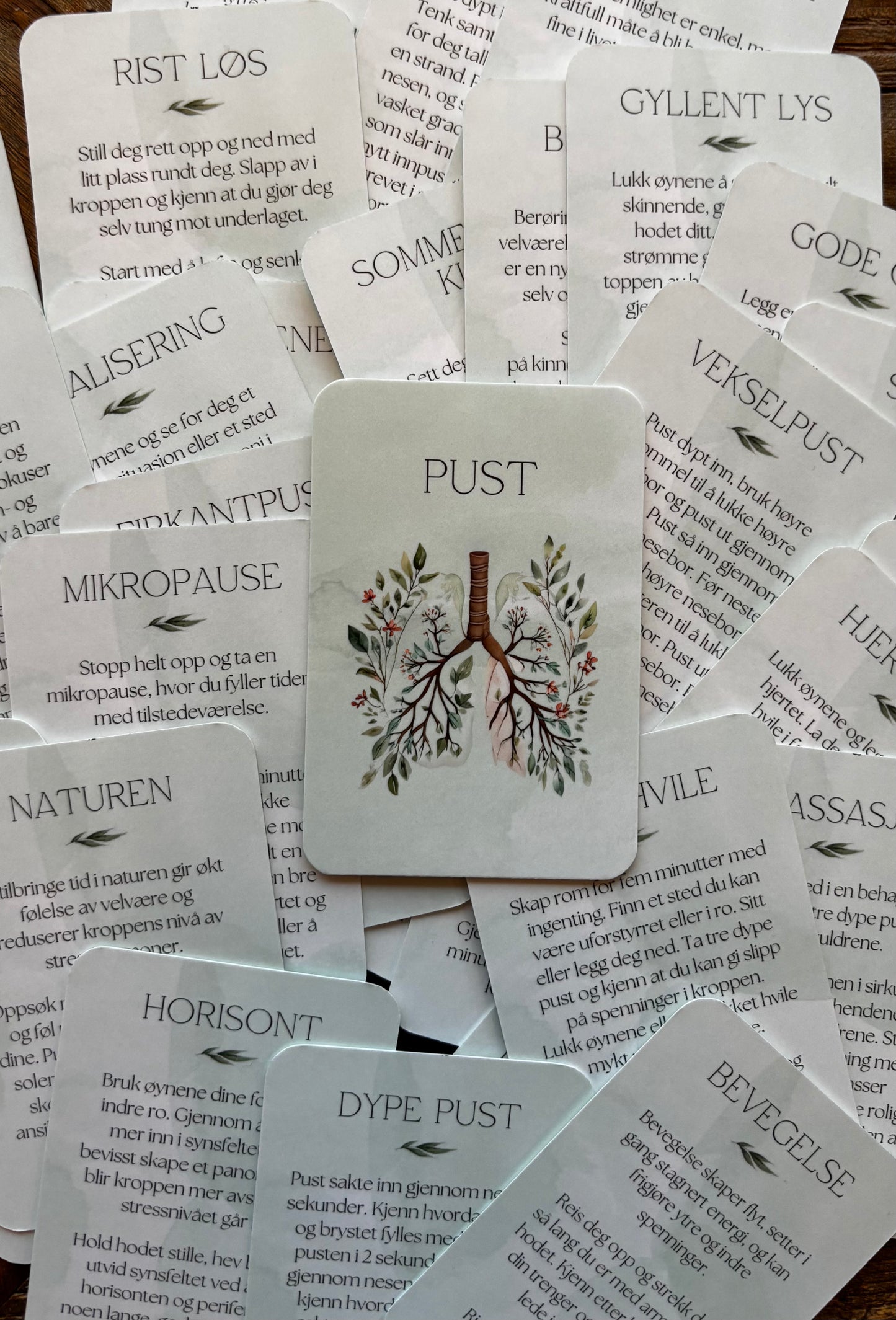 PUST - stressmestringskort